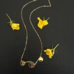 Collier 3 Cartes de la Guyane – Grenats Bleus