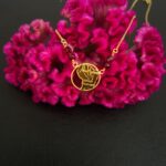 Collier Carte de la Guyane – Grenats Rouges