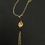 Parure de Main Motif Battée – Grenats Rouges