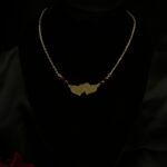 Collier Double Cœur – Grenats Rouges