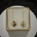 Boucles d&rsquo;Oreilles Chaînette – Motif Cayennaise